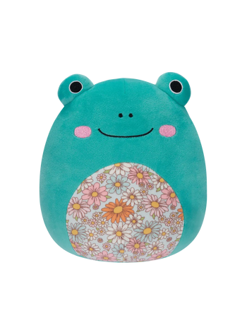 Squishmallows Robert de aquakikker met bloemenbuik, 20 cm
