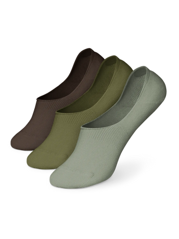 Katoenen no-show sokken 3-pak Camouflage