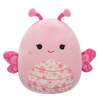 Squishmallows Mogo de roze vlinder met Japanse sierkers bloem buik, 20 cm