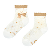 Cutecore sokken voor meisjes Teddy met een strik