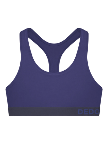Denimblauwe damesbralette