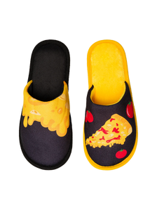 Vrolijke slippers Kaaspizza