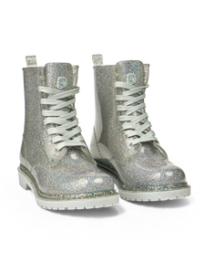 Geurende regenboog glitter regenlaarzen voor dames