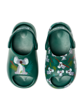 Vrolijke chunky babyklompen Koala en blaadjes