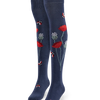 Vrolijke overknees Lieveheersbeestjes & papaverbloemen
