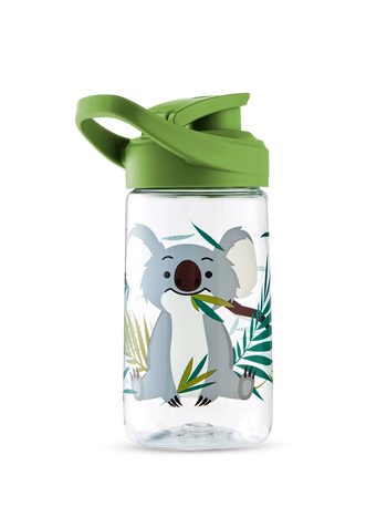 Vrolijke waterfles Koala en blaadjes 470ml