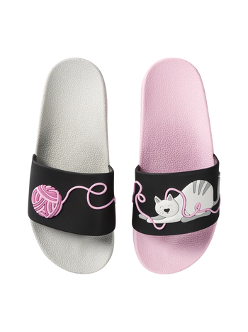 Vrolijke sliders voor kinderen Kat & bal