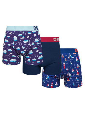 Vrolijke herentrunks 3-pack Water & lucht