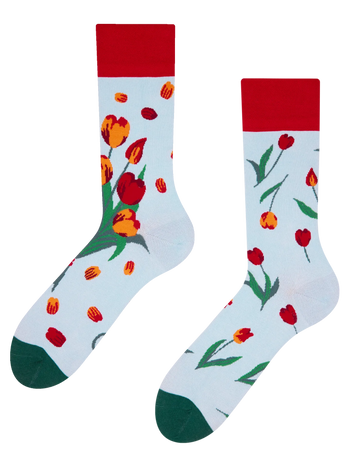 Vrolijke sokken Tulpen