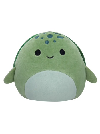Squishmallows 2-in-1 Odile grijze zeehond en Cole schildpad, 13 cm