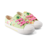 Vrolijke canvas kinderschoenen Bloementuin