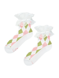 Cutecore sokken Harlequin esthetiek