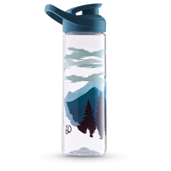 Vrolijke waterfles Ochtendbergen 700 ml