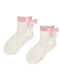 Meisjes cutecore sokken Roze strik