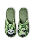 Vrolijke slippers Panda's en bamboe