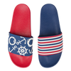 Vrolijke sliders Navy-strepen