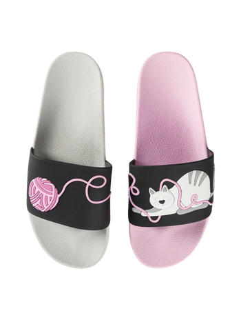 Vrolijke sliders Kat & bal