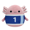 Squishmallows Archie de axolotl met voetbaltrui, 20 cm