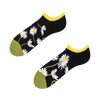 Vrolijke sneakersokken Madeliefjes bij nacht