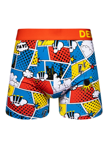 Vrolijke herentrunks Kleurrijke comics