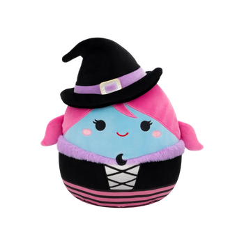 Squishmallows Frances - Blauwe heks met roze haar, 20 cm