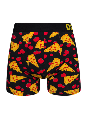Vrolijke heren trunks Kaaspizza