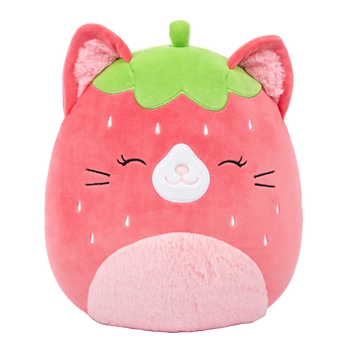 Squishmallows Olma de aardbeienkat, 13 cm