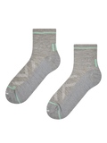 Wandelsokken voor heren enkelhoog Grijs