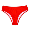 Midwaist bikinislip levendig rood
