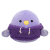 Squishmallows Anoushka de parkiet met wollige hoodie, 20 cm