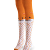 Vrolijke overknees Schattige vos
