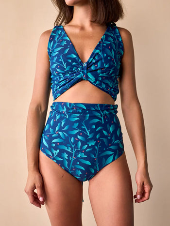 MagicMix bikinitop voor dames Turquoise bloemen