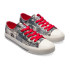 Vrolijke canvas schoenen Zwart & wit comics
