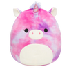 Squishmallows Lola de paarse en roze eenhoorn, 20 cm