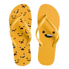 Vrolijke flip-flops Gele smileys
