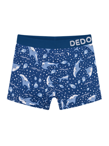 Vrolijke boxers voor jongens Grijze haai