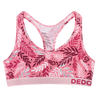 Vrolijke damesbralette Roze bladeren