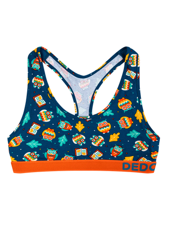 Vrolijke damesbralette Wijze uil