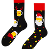 Vrolijke sokken Beer Santa