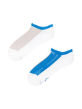 Grijs en blauw functionele sneakersokken