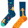 Vrolijke sokken Grappige giraffe