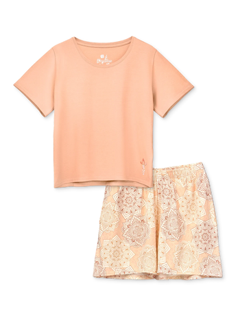 Dames loungeset Beige mandala
