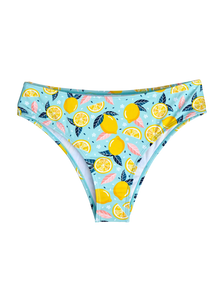 Midwaist bikinislip Zomercitroenen