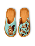 Vrolijke slippers Eekhoorn in het bos