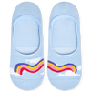 Vrolijke no-show sokken Regenbooglucht