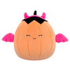 Squishmallows Margie - Pastel Oranje Pompoen in roze duivelskostuum, 20 cm