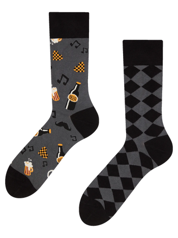 Vrolijke bamboe sokken Bierfeest