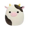 Squishmallows Connor de zwart-witte koe, 20 cm