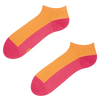 Roze enkelsokken Voetafdruk