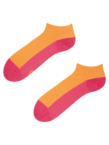 Roze enkelsokken Voetafdruk
